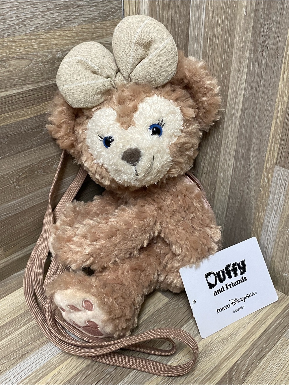 Duffy and Friends shellieMay Plush Bear Crossbody Bag for Kids Disneyland Tokyo